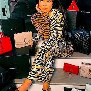 Tiger Print Maxi Dress